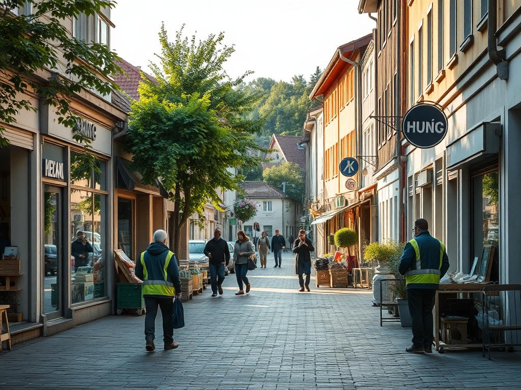 Mapa Sierpca z oznaczeniami projektów dofinansowanych z Funduszy Europejskich, skupiająca się na Funduszach Europejskich Sierpc.